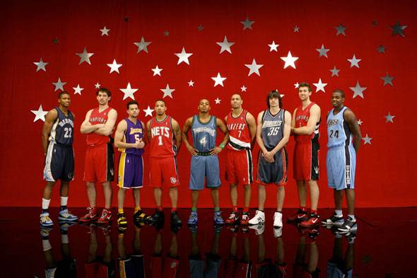 2011年nba全明星赛，2011年NBA全明星赛球员出场仪式？