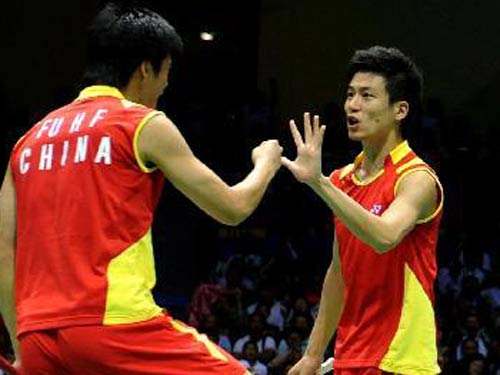 中国羽毛球男双，中国羽毛球男双对印尼男双？
