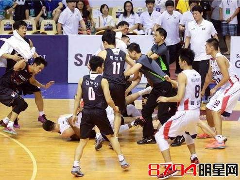 关于中国篮球打架事件的信息